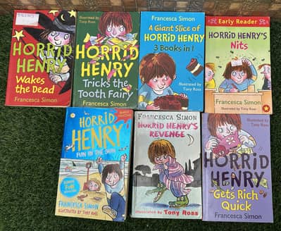 Horrid Henry Book Set (7 Books) – Excellent Condition | Kids Favorite