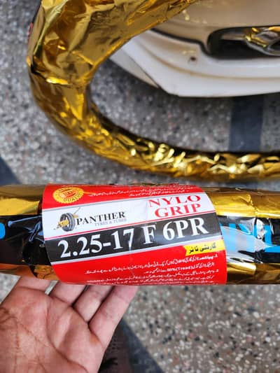 Panther Brand new CD70 tyres 6 palai