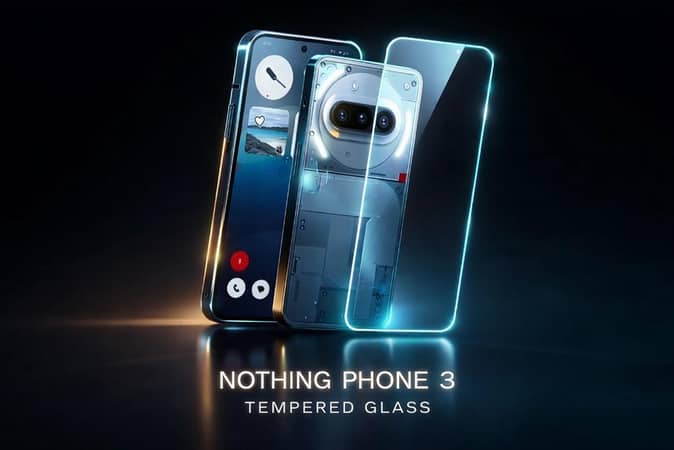 Premium 9H Tempered Glass Screen Protector for Nothing Phone 3a – Full Coverage HD Clear Anti-Scratch Bubble-Free Protective Film (Case Friendly)