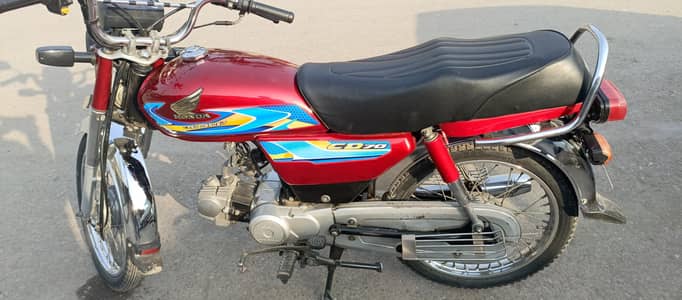 Honda CD 70 2021 model all Punjab number