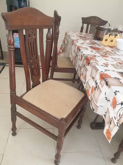 6 chairs dinning table
