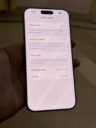 Iphone 16 pro max 1024 GB 100 battery