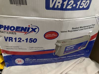 Dry cell phoenix battery for solar or ups battery  150amp