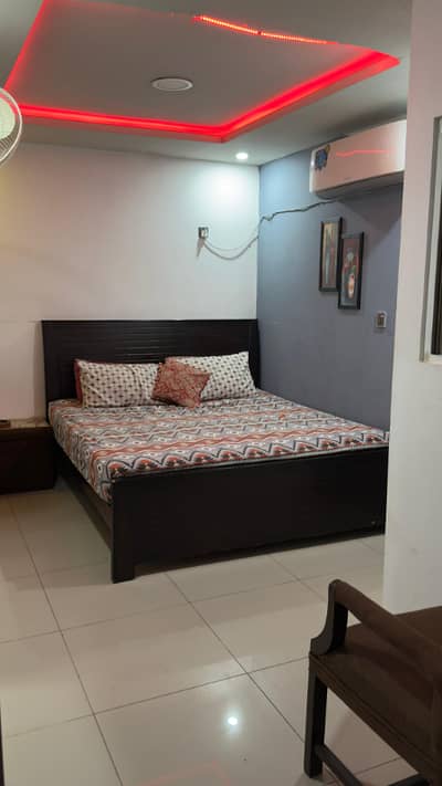 One bedroom fully furnished for rent 3hours 4hour