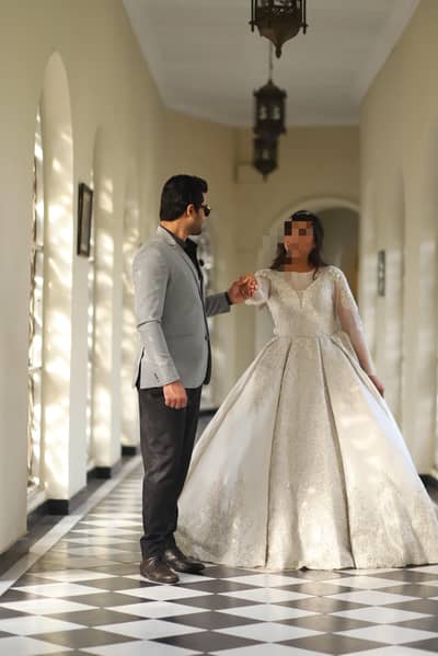 Turkish elegant bride dress