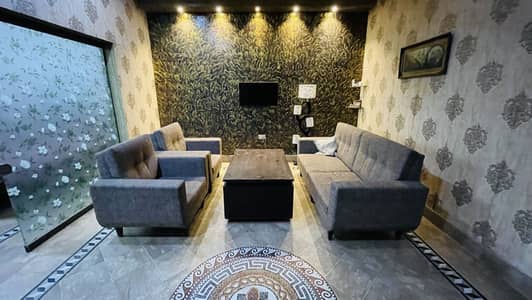 5 seater sofa set with table - Grey Sofa