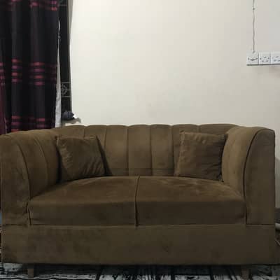 Brown colour sofa