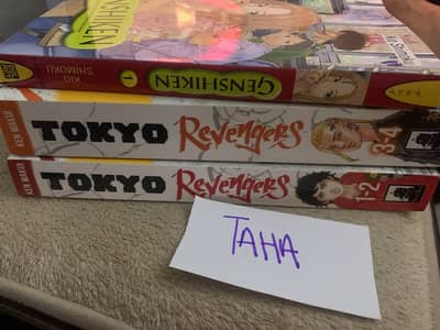 Tokyo Revengers volume 1-2, 3-4 & Genshiken volume 1