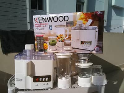 KENWOOD Juicer Blander Chopper & Grainder 4 in 1