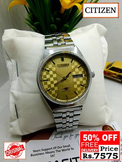 Seiko 5 Citizen Orient Automatic Pre-Owned watch Japan 03161737353