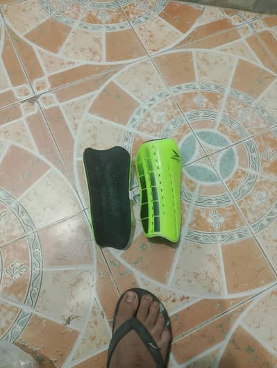 Imported football shin guard available