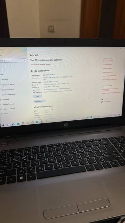 Hp laptop 9/10 condition speed is also good. Price can be negotiated.