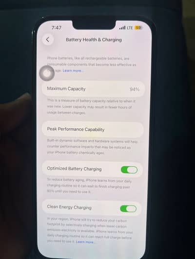 13 pro max pta approved officially 256 gb 10/10 condition bettery 94%