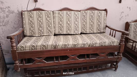 Sofa sets & tables with glass tops