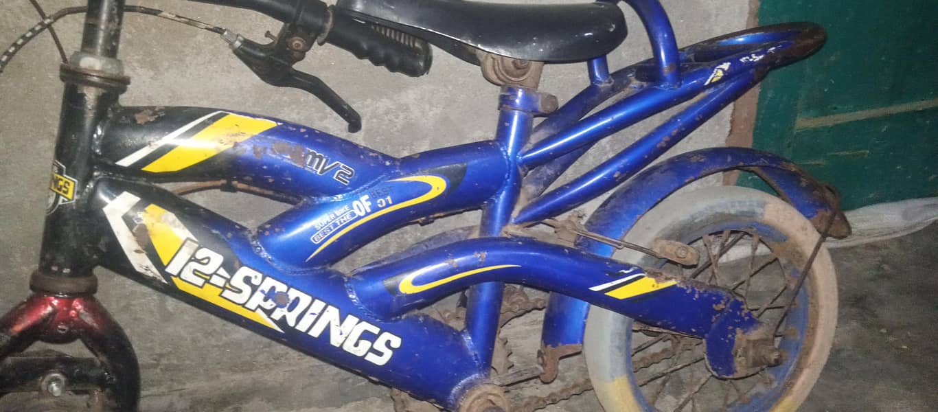 سائیکل بی بی سائیکل 12 سپرنگز بالکل فرسٹ کلاس 3