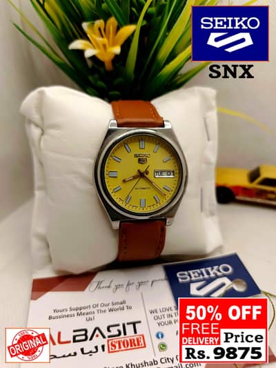 Seiko 5 Citizen Orient Automatic Pre-Owned watch Japan 03161737353