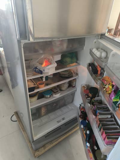 Haier HR-853-FK SS Jumbo size Refrigerator