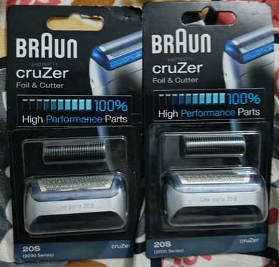 Braun cruZer Foil and Cutter 20s