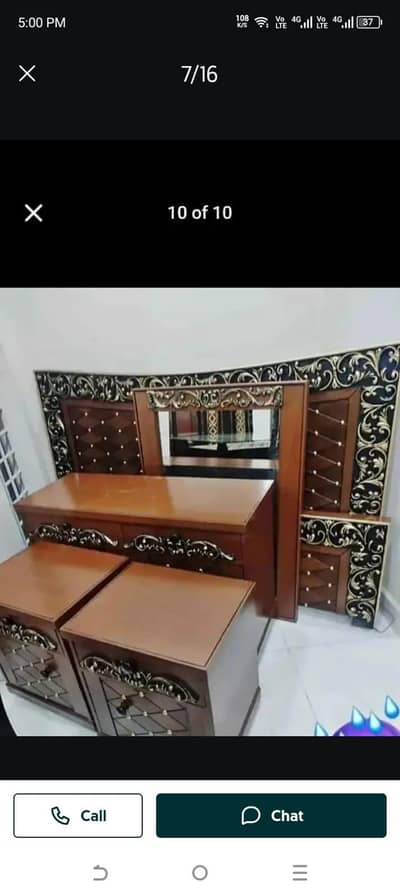 Bed dressing side tibals