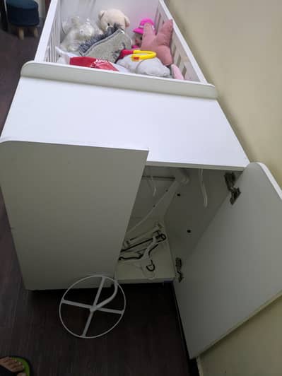 Baby Cot White Colour