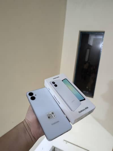 samsung Galaxy A06 complete box accessories home used phone