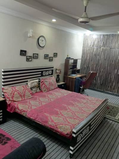 10 marla Furnished upper portion Available for rent in Eden evenue Airport road lahore