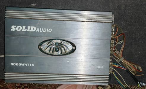 4 Channel Amplifier Solid Audio 9000 watts
