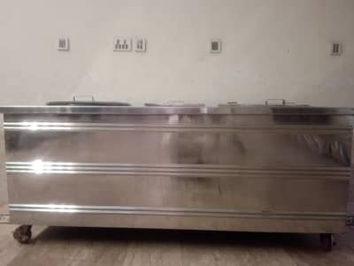 Biryani/Plao steam steal counter full working condition hai