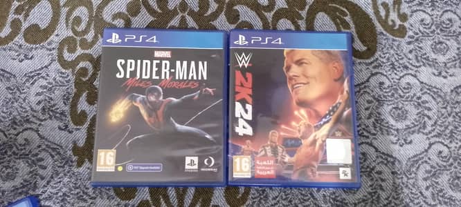 Spiderman Miles Morales , Spiderman Ps4 , WWE 2K24