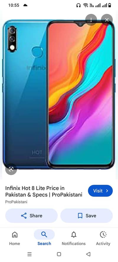 Infinix hot 8 lite