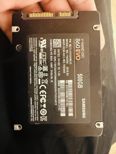 Samsung SSD 500 GB 860 EVO