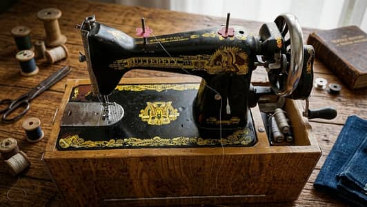 Silai Machine With Free Box Cover