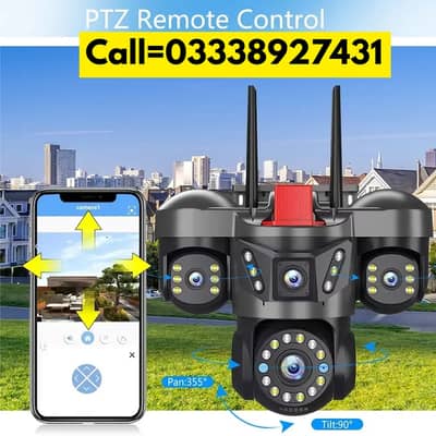 WIFI CCTV camera 15MP Triple lens
