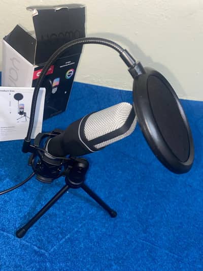 YANMAI SF666R USB Microphone RGB Condensador Microphone Gaming Mic for