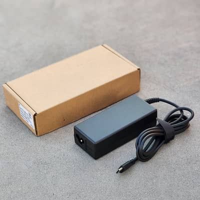 HP 65W USB Type C Adapter Laptop Charger With Power Cable