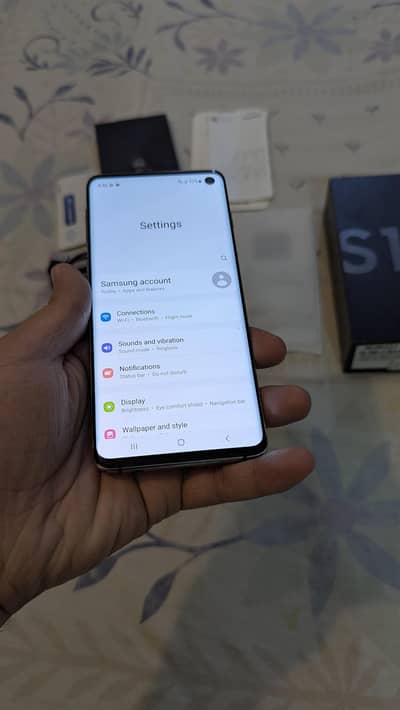 Samsung S10 / 6/128GB PTA Official Approved Orignal With Box