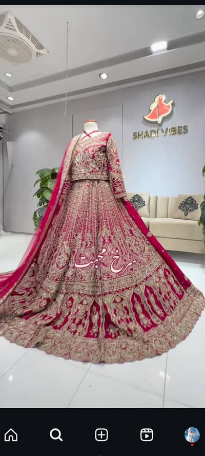 baraat bridal dress