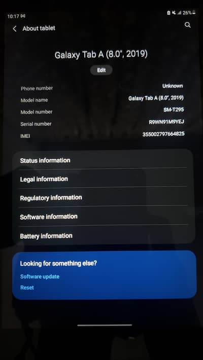 Samsung galaxy tab a