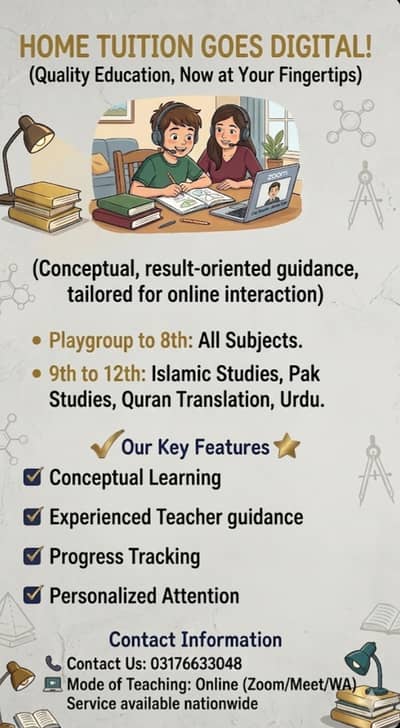 Online tutoring and teaching