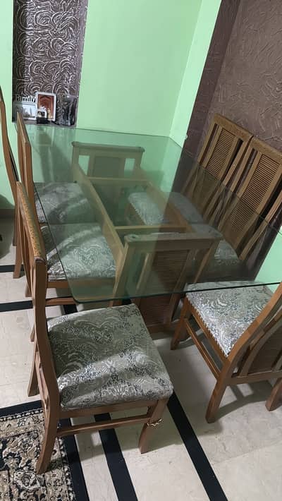 Dinning Table with 6 Chairs