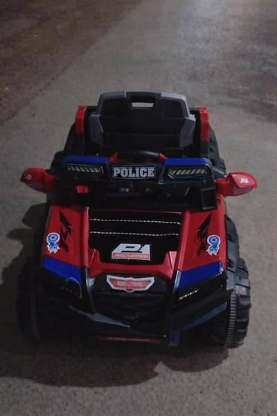 Kids Electric Ride-On Car (Police Style)