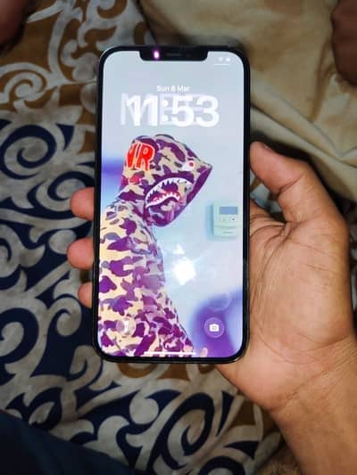 iPhone 12 Pro Max (Silver) – 128GB  exchange bhi ho saktha hai