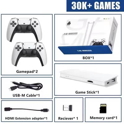 M15 Game Stick 4K, 64 GB 20,000 Plus Games , gaming , play ,M22 game