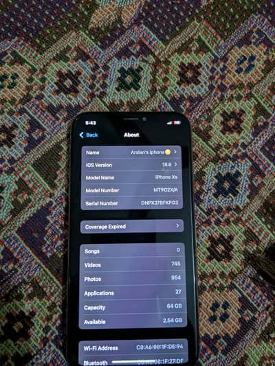 64gb jus bhai le lena ho is number pr rabta karey 03436116176