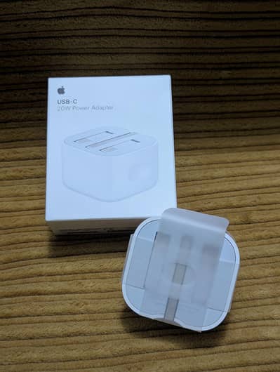 iPhone original charger with iPhone seal on it