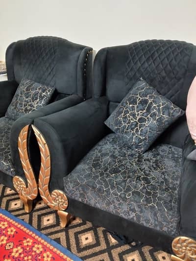 5 SEATER SOFA SET WITH CENTRE TABLE