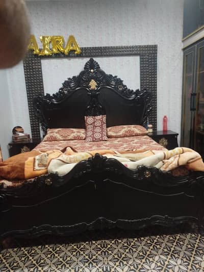 original wooden bed in good condition