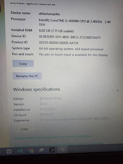 Lenovo thinkpad Laptop