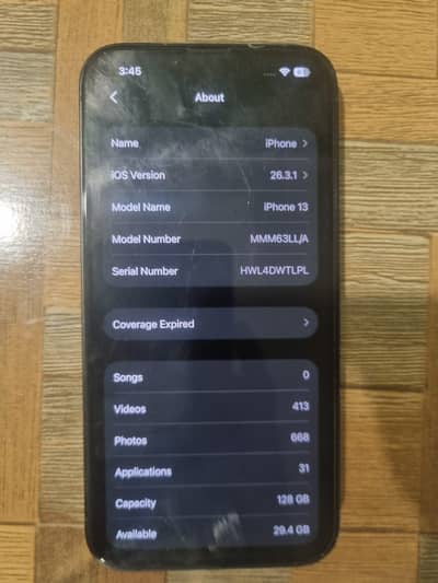 iPhone 13 water pack 128 GB