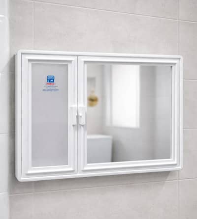 bathroom with mirror door cabinet Best quality
